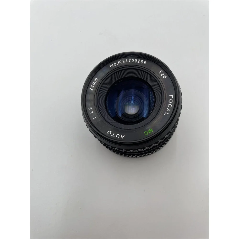 Focal MC Auto 28MM 1:2.8 Lens for Minolta 35mm SLR Film Camera f=28mm Japan